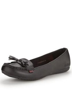 Kickers Verda Tass Moccasin Flat Leather Shoes